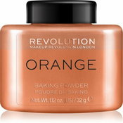 Makeup Revolution Baking Powder puder v prahu odtenek Orange 32 g