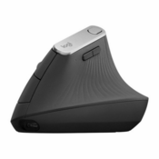 Logitech MX Vertical Miš, Opticki, Bežicni, Bluetooth RF, 4000 DPI, Crno-srebrni