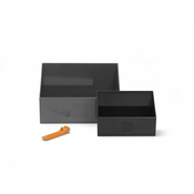 LEGO® zajemalka za kocke - siva/črna, komplet 2 kos