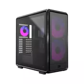 Cooler Master Kućište MasterFrame 600 Mesh, ARGB, Crno
