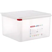 ARAVEN Gastronorm posoda s pokrovom GN 2/3, PP, globina: 200 mm, prostornina: 19 L, hermetična