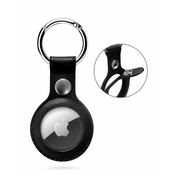 EPICO privjesak za ključeve AirTag Leather case with logo, crni (9910131300001)