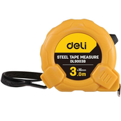 JEKLENI MERILNI TRAK 3M/16MM DELI TOOLS EDL9003B (YELLOW)