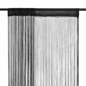 Koncane Zavjese 2 kom 100x250 cm Crne