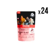 PET REPUBLIC kesica za macke teletina 100g x24 komada