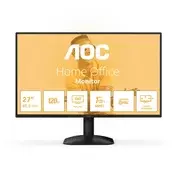AOC IPS monitor 27 27B31H, 1920x1080, 16:9, 300 cd/m2, 1 ms, VGA/HDMI