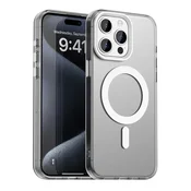 Hibridni ovitek Techsuit CandyCase MagSafe za iPhone 15 Pro Max - white