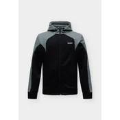 UNDER ARMOUR Športna jopa na zadrgo kamen/črna