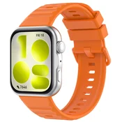 Silikonski pas Techsuit W082 za Huawei Watch Fit 5 Pro - orange