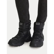 EA7 Emporio Armani Gležnjarji 7X000335 AF18611 MC061 Črna
