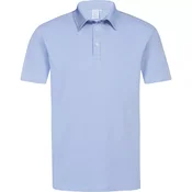 GREIFF moška polo majica s Kent ovratnikom, kratek rokav, modra