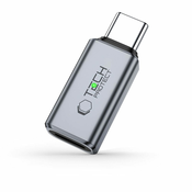 Tech-Protect Ultraboost Audio adapter USB-C / Lightning, siva