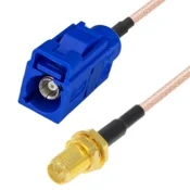 shumee Pigtail FAKRA C vtičnica/SMA-RP vtičnica 60 cm