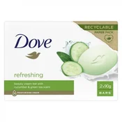 Dove Dove Creamy Refreshing Soap 2 Pieces X 90G