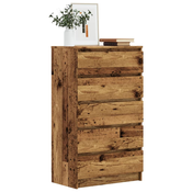 Ladicar boja staro drvo 60 x 36 x 103 cm od konstruiranog drva