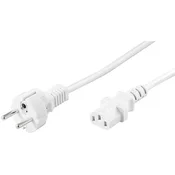 Goobay Priključni kabel IEC Goobay, [varnostni vtič - IEC vtičnicaC13], bele barve, 1,5 m, 96038