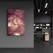 Wallity Dekorativna slika na kaljenom staklu, 46x72cm, Šarena