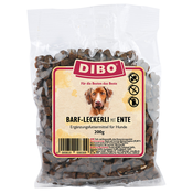 DIBO BARF priboljški z raco - Varčno pakiranje: 6 x 200 g