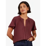 love & roses Bluza burgund