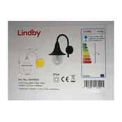 Lindby - Zunanja stenska svetilka NALEVI 1xE27/60W/230V IP44