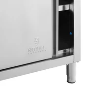 Royal Catering Delovna miza za steno z omarico in robom ter drsnimi vrati, 150 x 70 cm