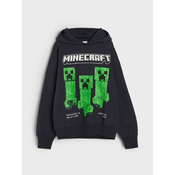 Sinsay - Dukserica sa štampom Minecraft - tamno siva