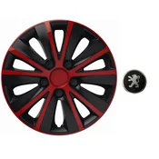 Ratkapne za Peugeot Rapid Red & Black, 14