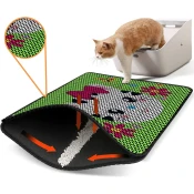 Aberto Design Prostorika za toalet za macke Nrszn0062, 45 x 60 cm, Zelena