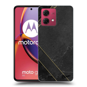 Silikonski prozorni ovitek za Motorola Moto G84 5G - Black tile