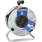 COMMEL Kablovska motalica metal 280 mm mono h05VV-f 3g2.5 40m