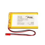 shumee Li-Po baterija LP475085 Akyga AKY0156 3,7 V/2500 mAh PCM JST 2-pinski konektor 150 mm