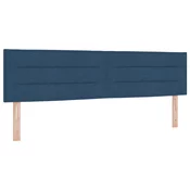 vidaXL vidaXL LED vzglavje s črtami modre barve 90 cm tkanina, (22116209)