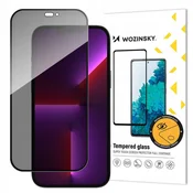 1 to 3 Wozinsky Anti Spy Privacy Steklo Za Iphone 15 Pro Z Zaščitnim Filtrom