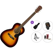 Fender CP-60S Parlor WN Premium SET Sunburst Akusticna gitara