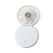 Generic Ročni ventilator, prenosni ovratni ventilator, zložljiv ventilator, ventilator za ponovno polnjenje Cute Design Fan Fan Dekleta Ženske Moški, (21125953)