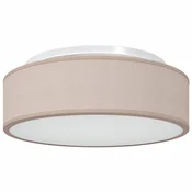 Vidaxl Stropna svetilka s središči Taupe 38 x 38 x 13,5 cm blago
