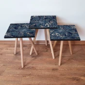 Hanah Home Set klub stocica 3Shp259, 3 komada, Šarena
