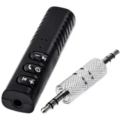 mobilNET Bluetooth 3.5mm jack audio prijímač, čierny
