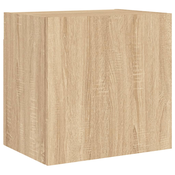 MAISON CHIC Stenska TV omarica - TV stojalo - Televizijska omarica sonoma hrast 40,5x30x40 cm inženirski les, (21702401)