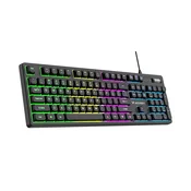 WOZINSKY WOZINSKY RGB TIPKOVNICA Z VALJČKOM ZA RAČUNALNIŠKE IGRE Z MEMBRANSKIM SISTEMOM, (5000336635)