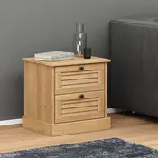 Vidaxl vidaXL VIGO Nočna omarica, 42x35x42 cm, masivni borov les
