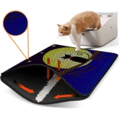 Aberto Design Prostorika za toalet za macke Nrszn0126, 45 x 60 cm, Tamnoplava