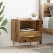 Nocni ormaric Smeda 40 x 35 x 47,5 cm Konstruirano drvo