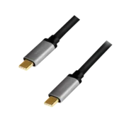 shumee Kabel USB-C, 3.2 Gen2, LogiLink, 100W PD, 4K, aluminij, oznaka E, video podatki