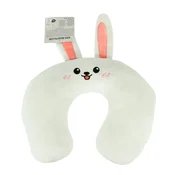 Ljubki dom Potovalna blazina TRAVEL FRIENDS 33x25 cm plišasta - več barv Barva: bela