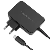Qoltec hitri polnilnik PD 120W Turbo | 5–28 V | 3–4,5 A | USB-C | Prenosnik | Pametni telefon | Črna