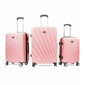 Set kofera AGA MR4653-Light Pink - svijetli pink