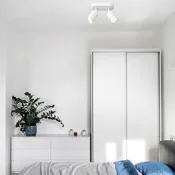 Müller Licht tint Nalo LED reflektor z dvema lučema - Dnevna soba/jedilnica - Sodobni - bela - Plastika