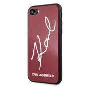 Karl Lagerfeld TRDI OVITEK KARL LAGERFELD ZA IPHONE 7 8 SE 2020 2022 BLEŠČICE S PODPISOM