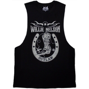 Willie Nelson Majica Outlaw Unisex Black 2XL